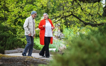 Gespräch im Park